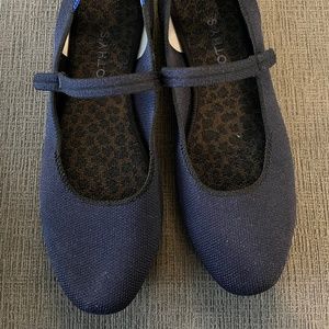 Rothy's Square Mary Jane in Navy Size 9.5